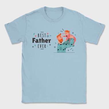 Illustration Fatherday, Tricou Barbati (Unisex)
