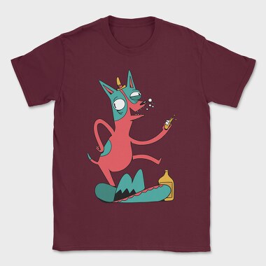 Drunk Chihuahua, Tricou Barbati (Unisex)