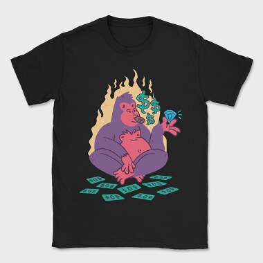 Pimp Gorilla, Tricou Barbati (Unisex)