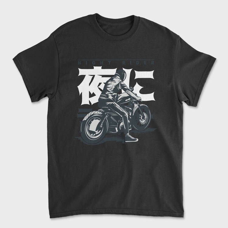 Night Rider, Tricou Barbati (Unisex)