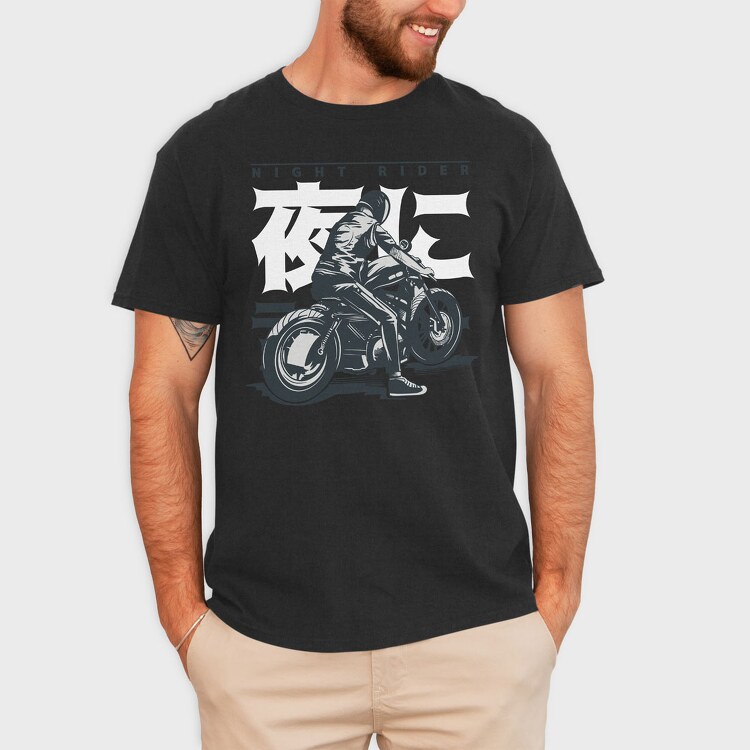 Night Rider, Tricou Barbati (Unisex)