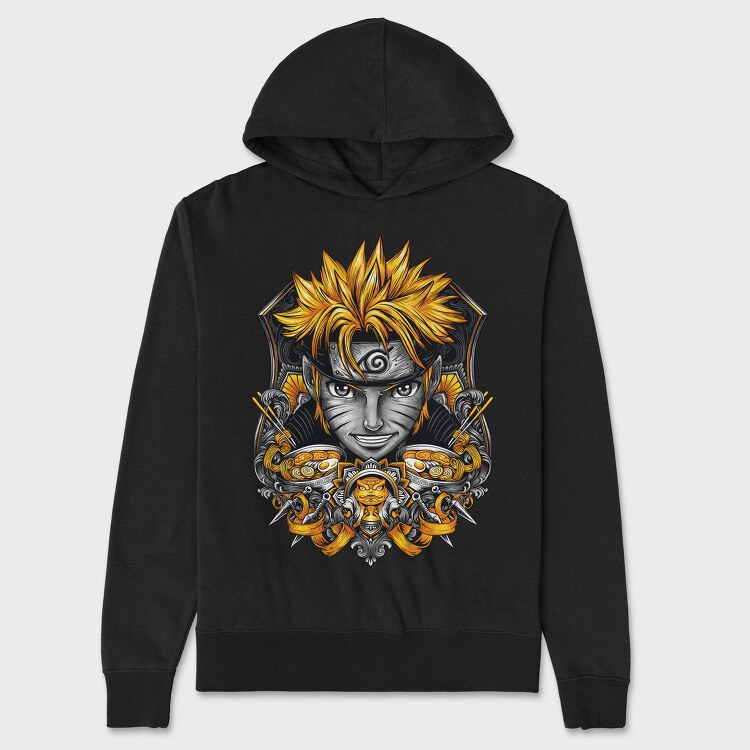 Naruto Food Noodles Urban Art, Hanorac Oversize Barbati (Unisex)