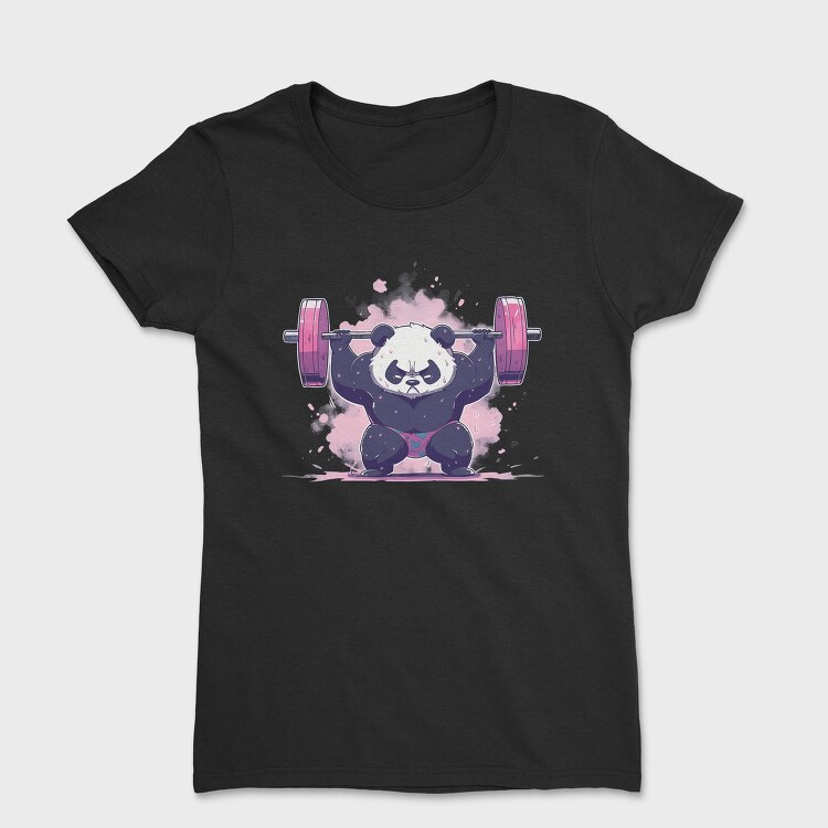 Panda Lifting Weights, Tricou Femei