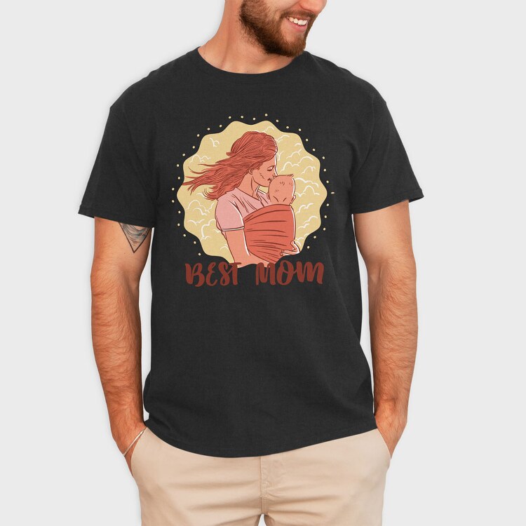 Best Mom, Tricou Barbati (Unisex)