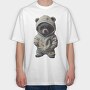 Teddy Hoodie, Tricou Oversize Barbati (Unisex)