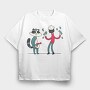 Raccoon Guy, Tricou Oversize Barbati (Unisex)