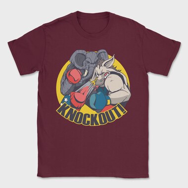 Elephant Donkey Knockout, Tricou Barbati (Unisex)