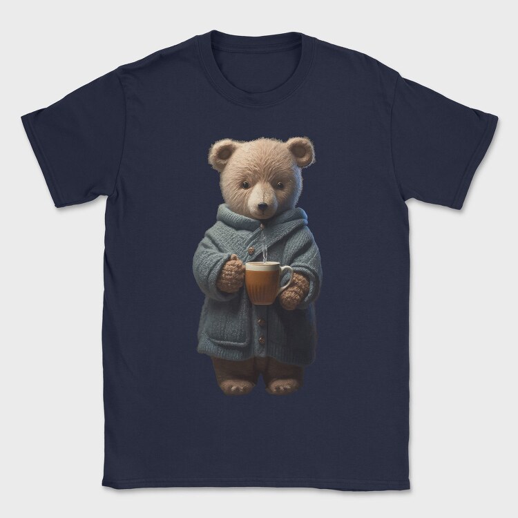Teddy Morning Coffee, Tricou Barbati (Unisex)