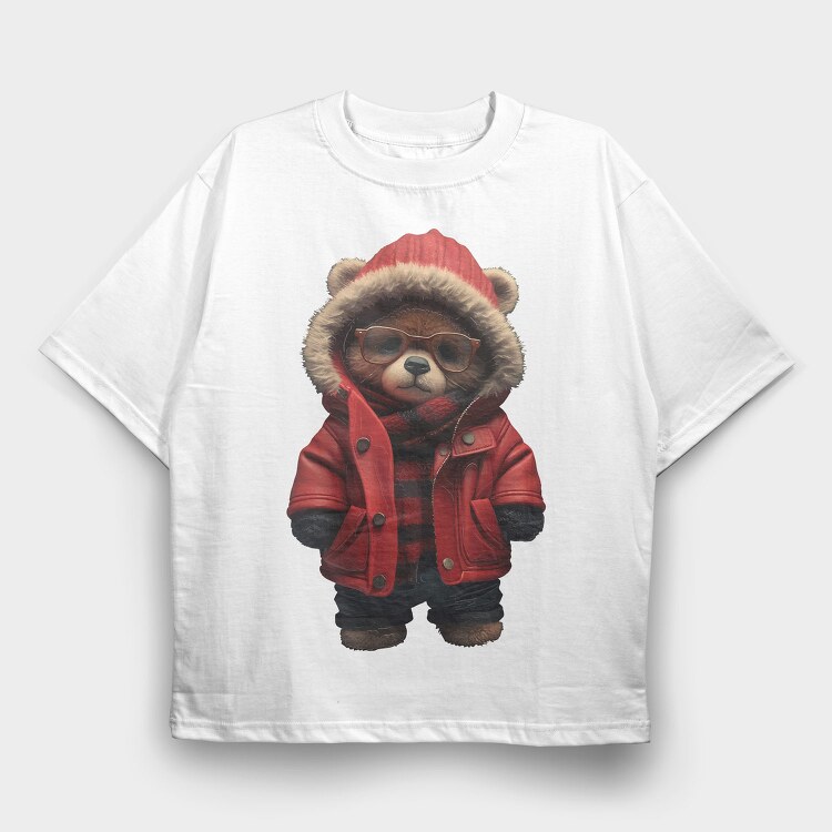 Teddy Jacket, Tricou Oversize Barbati (Unisex)
