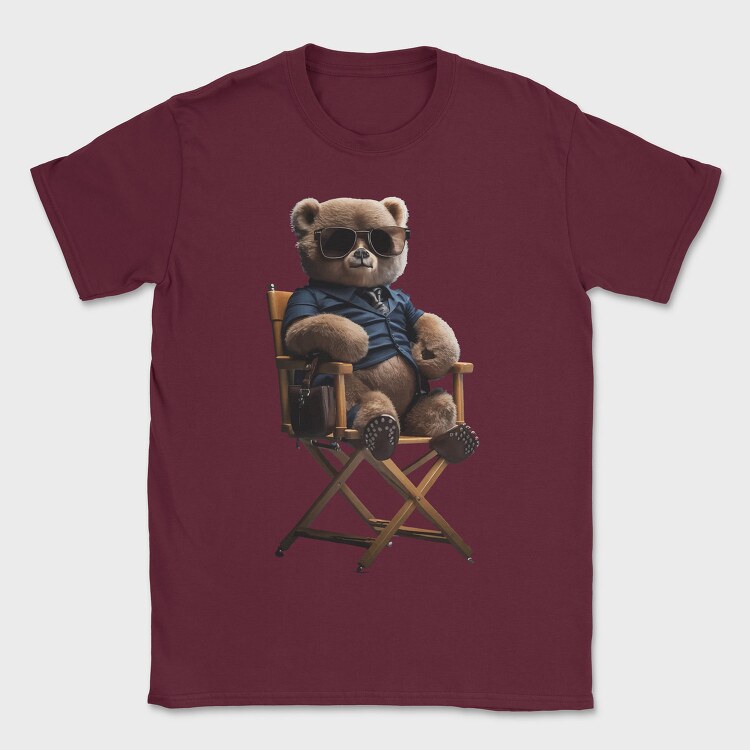 Teddy Bear on Chair, Tricou Barbati (Unisex)