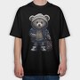 School Teddy Bear, Tricou Oversize Barbati (Unisex)