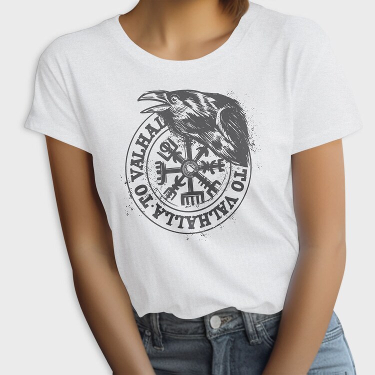 Raven Viking Black, Tricou Femei