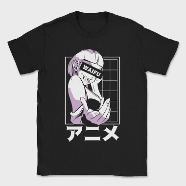 Waifu, Tricou Barbati (Unisex)