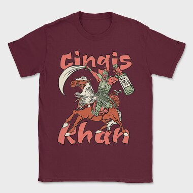 Gingis Khan, Tricou Barbati (Unisex)