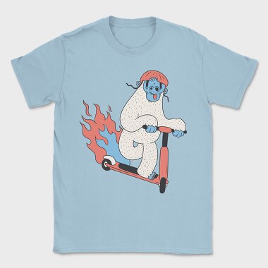 Yeti Scooter, Tricou Barbati (Unisex)