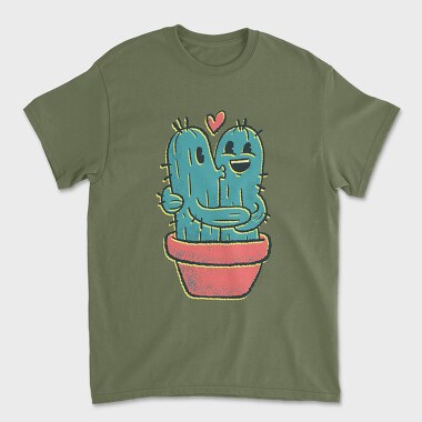 Cactus Couple, Tricou Barbati (Unisex)