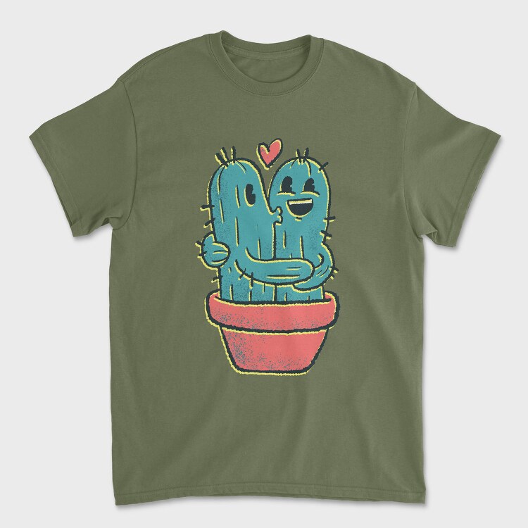 Cactus Couple, Tricou Barbati (Unisex)