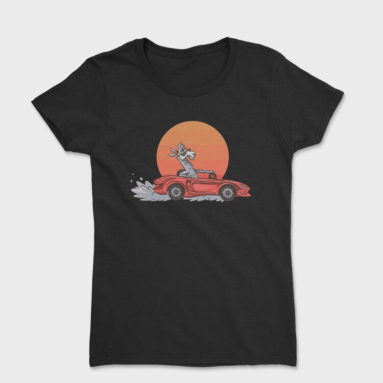 Lama In The Car, Tricou Femei