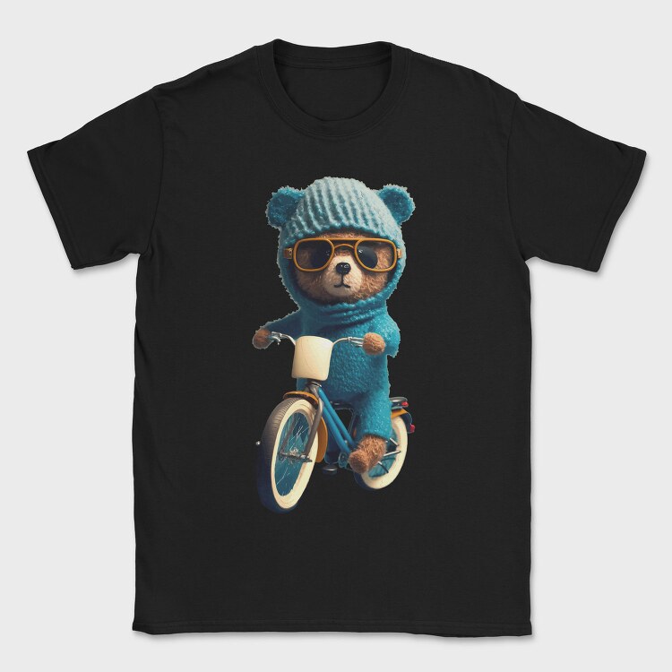 Teddy Bear Bicycle, Tricou Barbati (Unisex)