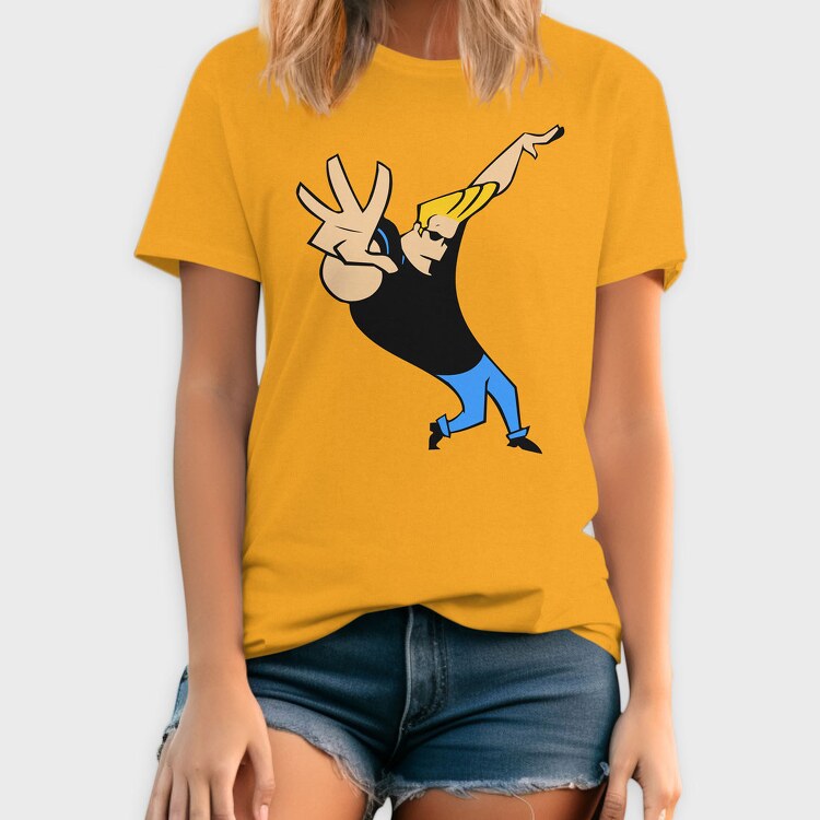 Cartoon Retro Johny Bravo 4, Tricou Barbati (Unisex)