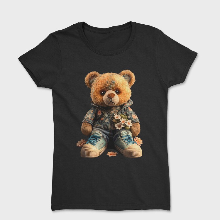 Floral Teddy, Tricou Femei