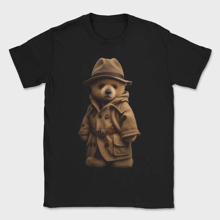 Detective Teddy, Tricou Barbati (Unisex)