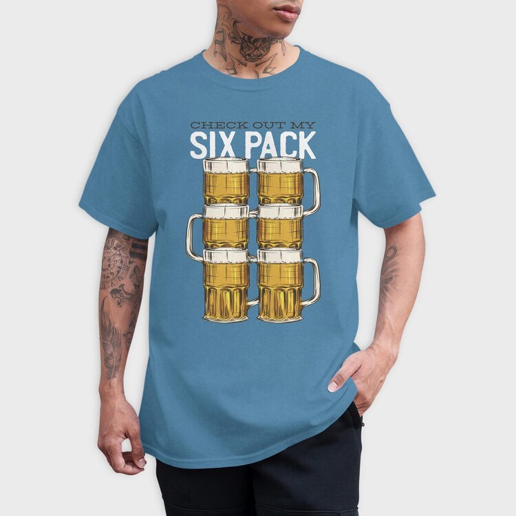 Beer Sixpack, Tricou Barbati (Unisex)