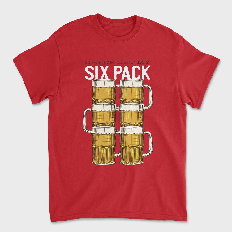 Beer Sixpack, Tricou Barbati (Unisex)