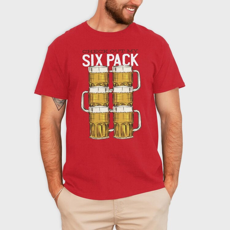 Beer Sixpack, Tricou Barbati (Unisex)
