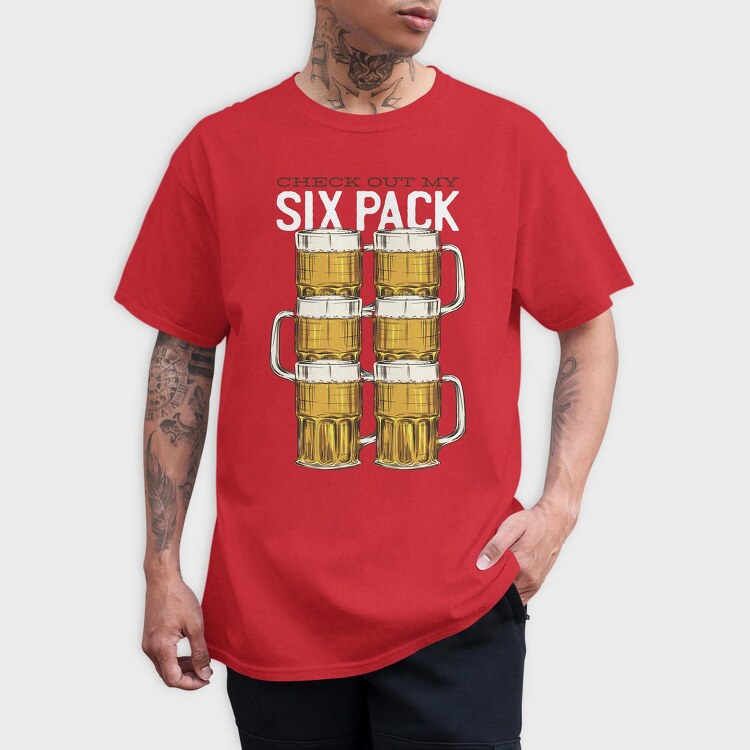 Beer Sixpack, Tricou Barbati (Unisex)