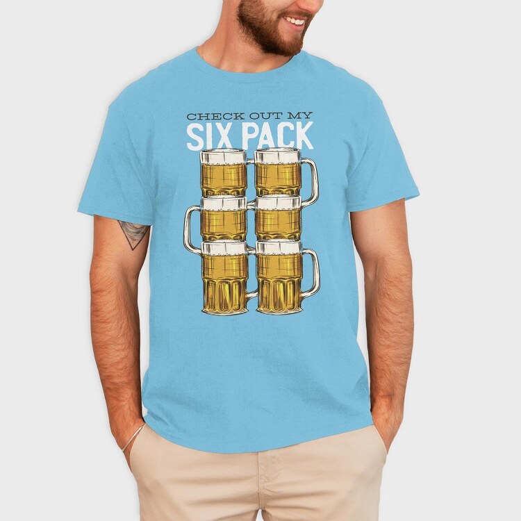 Beer Sixpack, Tricou Barbati (Unisex)