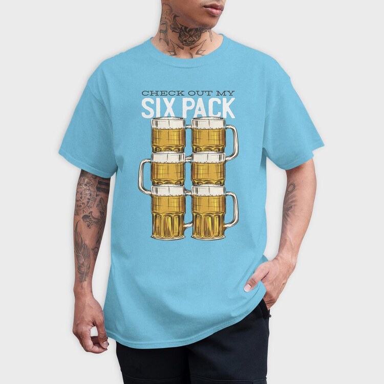 Beer Sixpack, Tricou Barbati (Unisex)