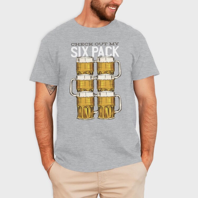 Beer Sixpack, Tricou Barbati (Unisex)