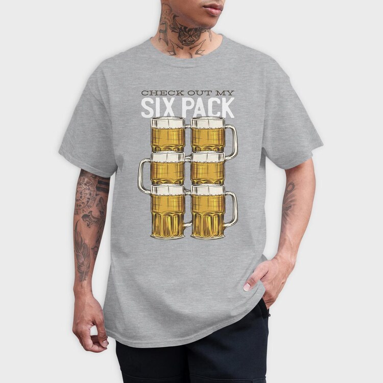 Beer Sixpack, Tricou Barbati (Unisex)