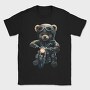 Biker Teddy Bear, Tricou Barbati (Unisex)