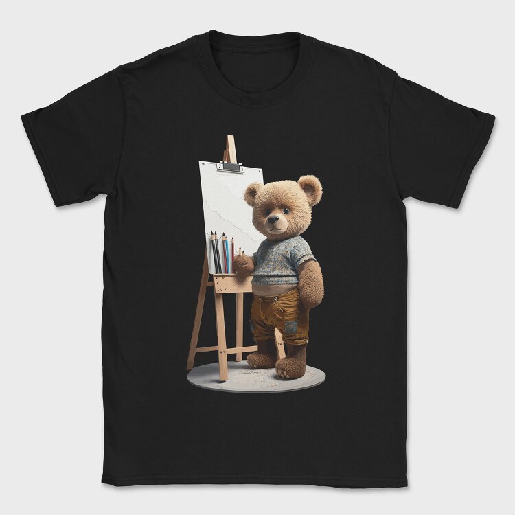 Artist Teddy, Tricou Barbati (Unisex)
