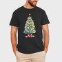 Candy Christmas Tree, Tricou Barbati (Unisex)