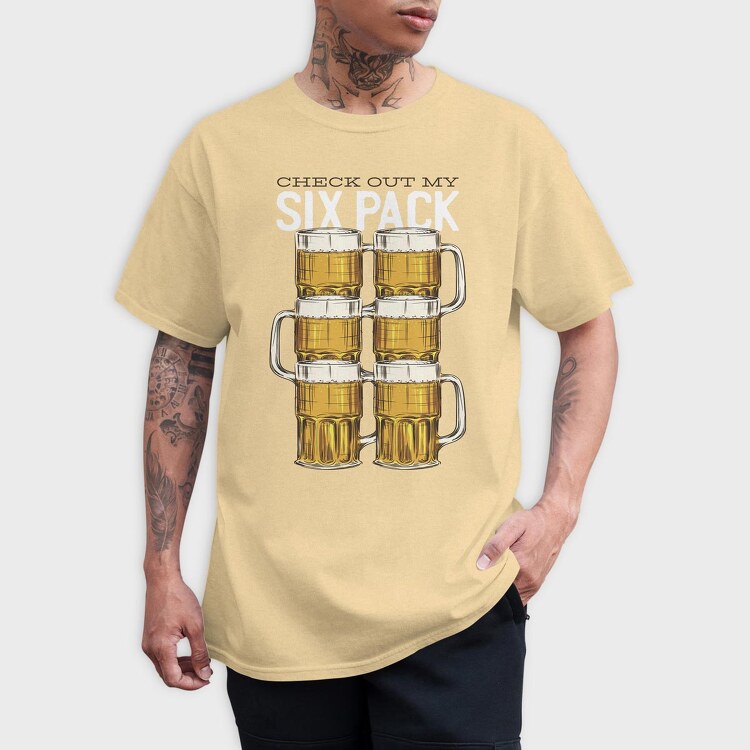 Beer Sixpack, Tricou Barbati (Unisex)