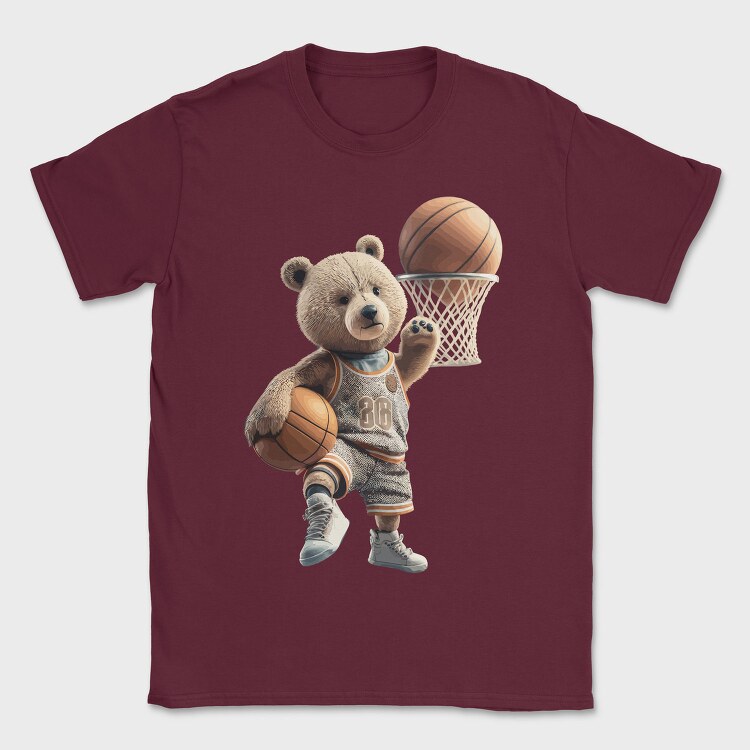 Teddy Bear Basket, Tricou Barbati (Unisex)