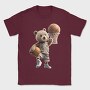 Teddy Bear Basket, Tricou Barbati (Unisex)