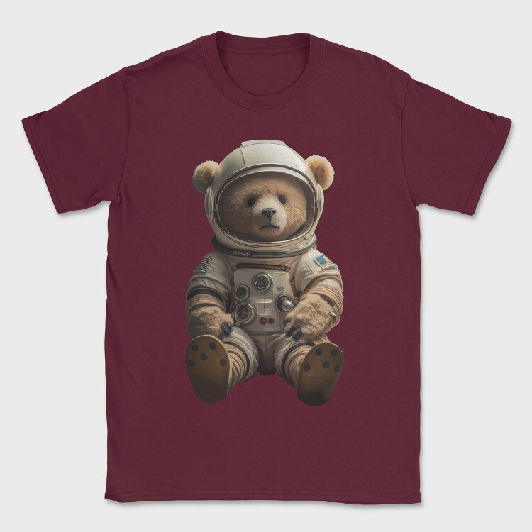 Astronaut Teddy, Tricou Barbati (Unisex)