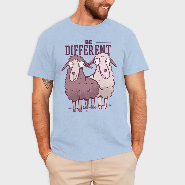 Be Different, Tricou Barbati (Unisex)
