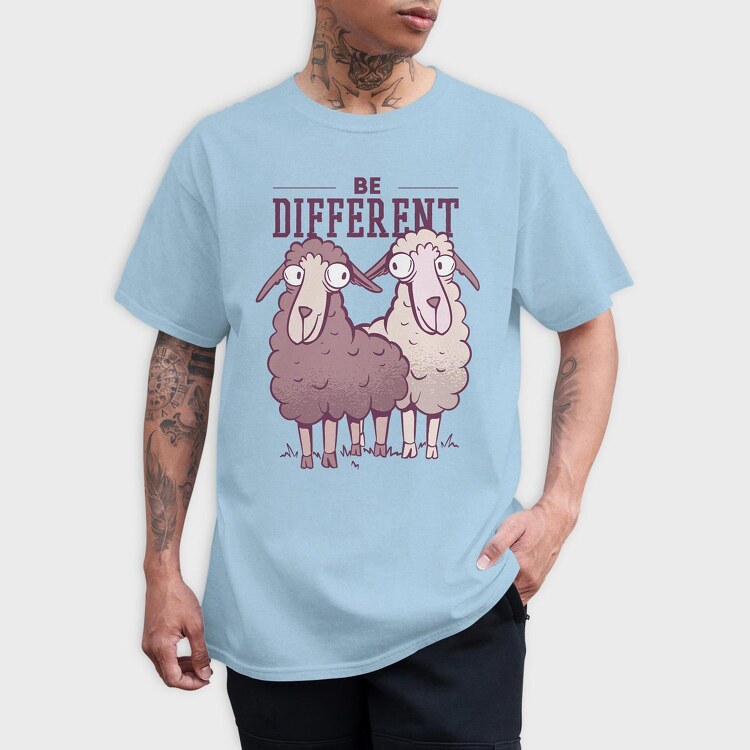 Be Different, Tricou Barbati (Unisex)