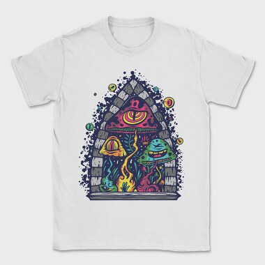 Trippy Shrooms, Tricou Barbati (Unisex)
