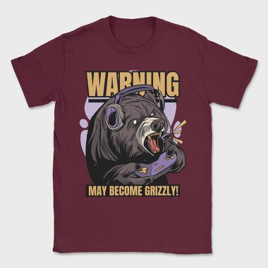 Gaming Bear Angry, Tricou Barbati (Unisex)