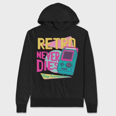 Retro Gameboy, Hanorac Oversize Barbati (Unisex)