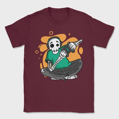 Gamer Skeleton, Tricou Barbati (Unisex)