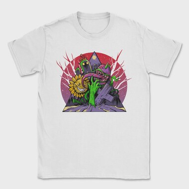 PlantsVSZombies Illustration, Tricou Barbati (Unisex)