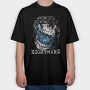 Avenged Sevenfold Skull Flames Eyes 2, Tricou Oversize Barbati (Unisex)