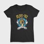Bunny Eyes Flames 182 Funny Sarcastic, Tricou Femei